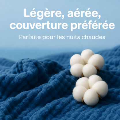 Couverture en mousseline douce