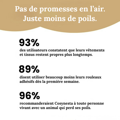 Cosynesta™ Gant Anti-Poils Réutilisable & Écologique