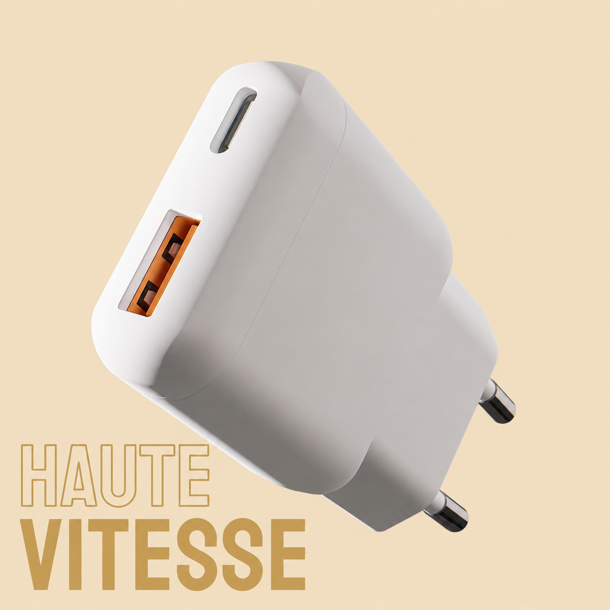 SLIMCHARGE 20W GaN USB-C / USB-A