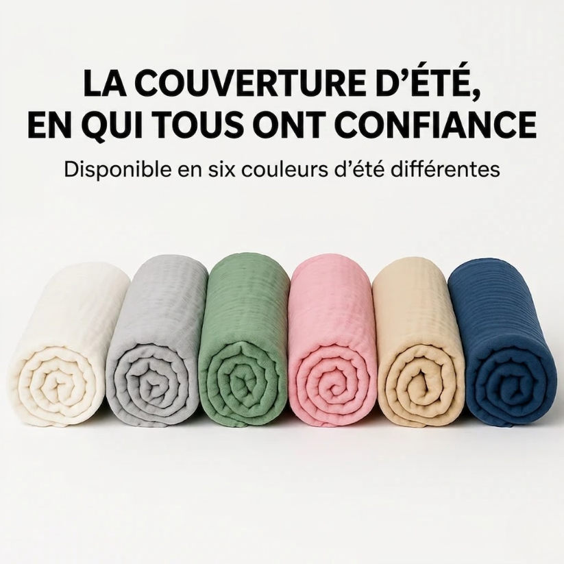 Couverture en mousseline douce