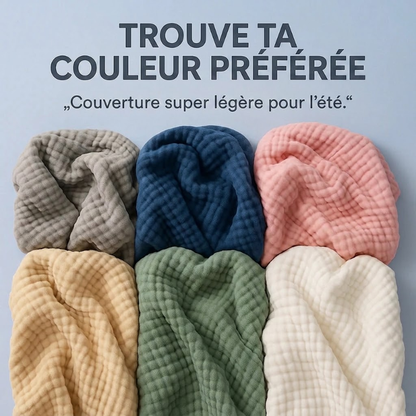 Couverture en mousseline douce